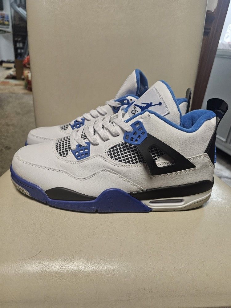 Jordan 4 Motosports Blue Size 12 Mens (READ THE DESCRIPTION!!!)