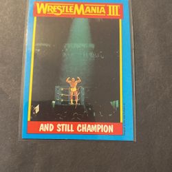 Hulk Hogan 1987 Topps #56