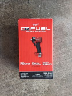 New Milwaukee FUEL 1/2" COMPACT Impact Wrench M18 - Tool Only.