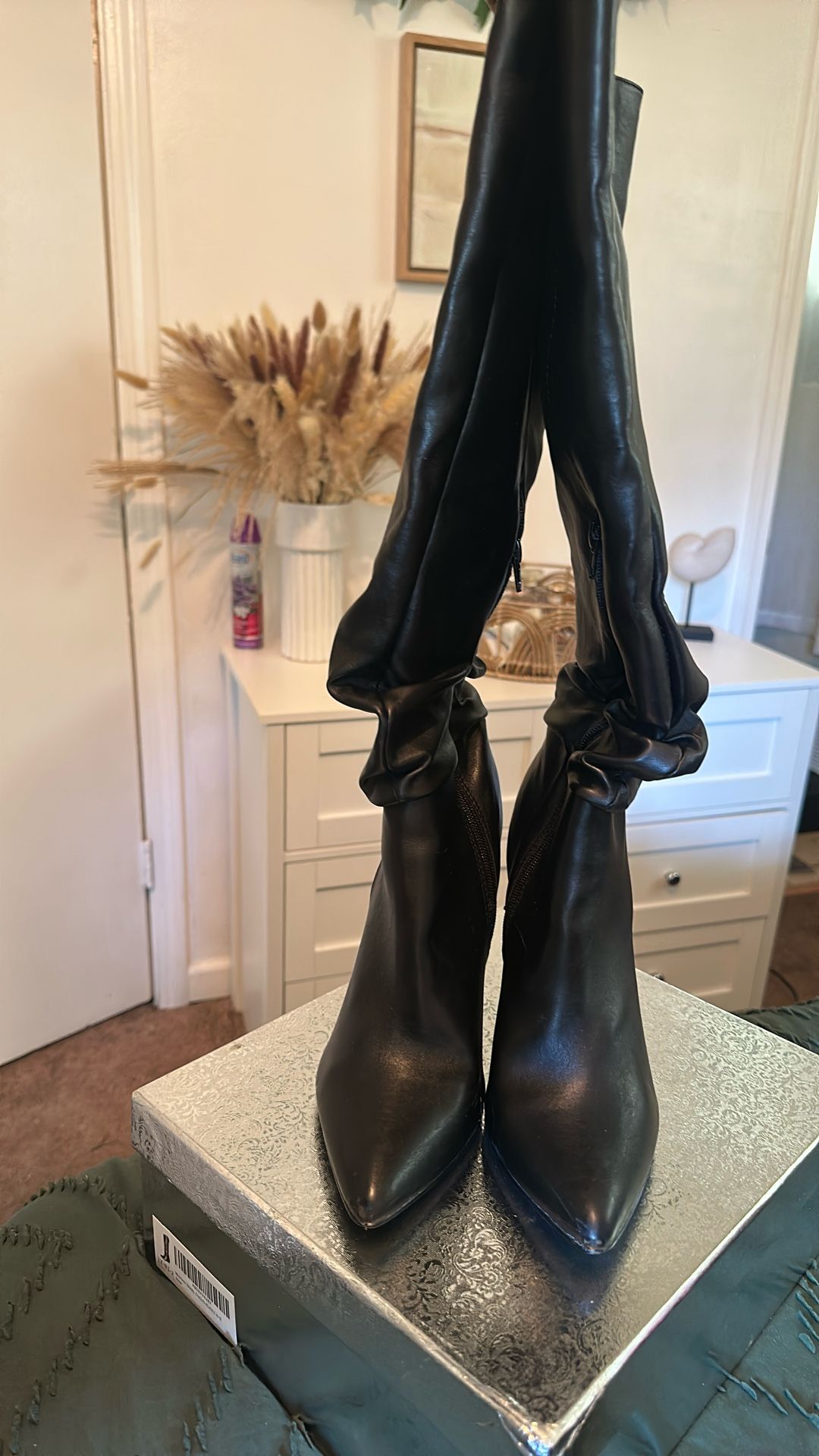 Leather Black Boots