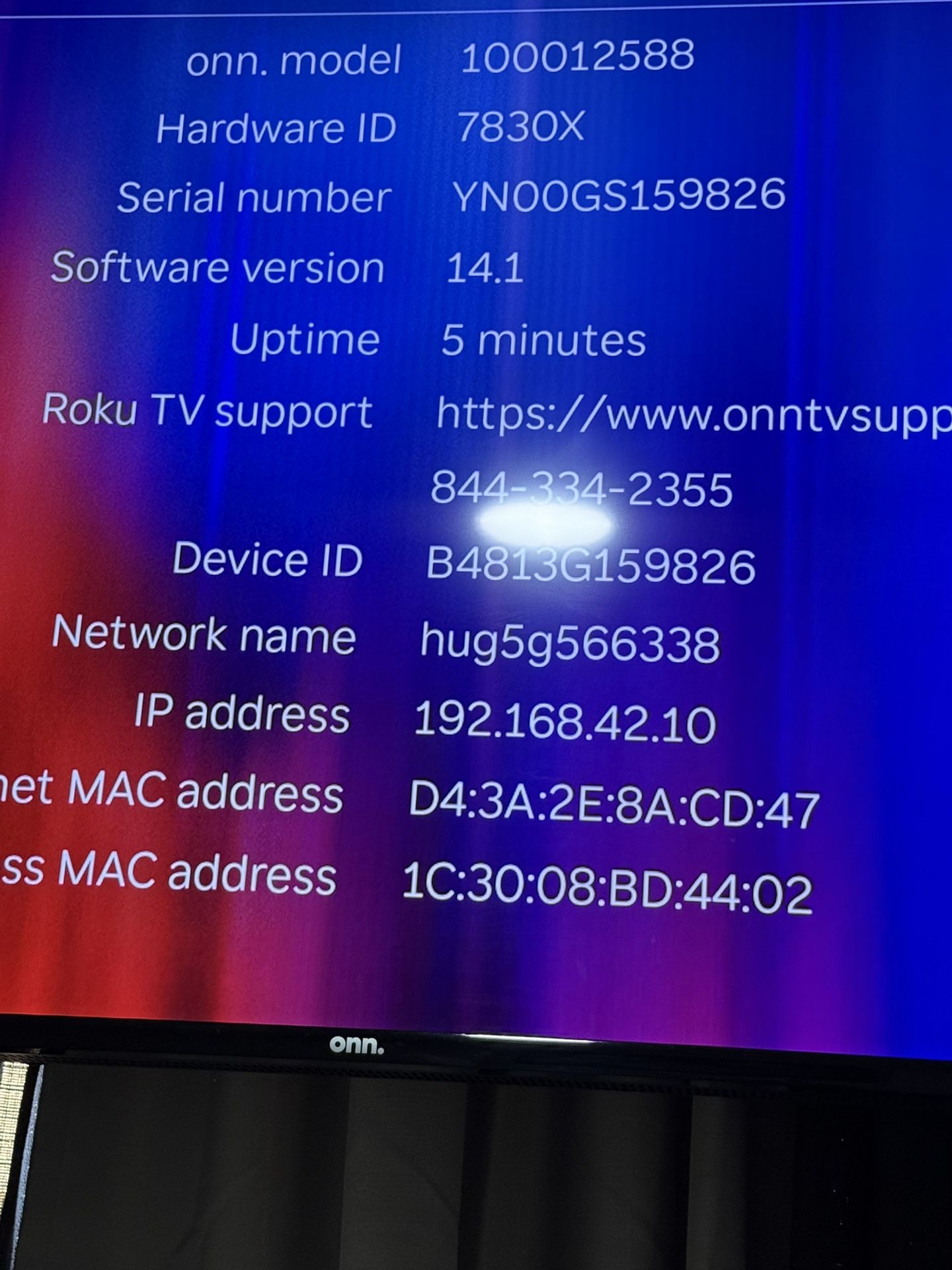 Onn Roku Tv