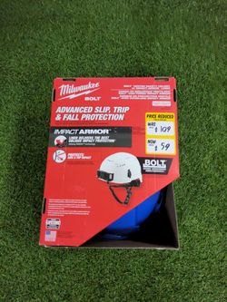 Milwaukee BOLT Vented Safety Helmet with Impact Armor Liner