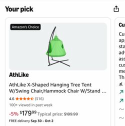 Hanging tent