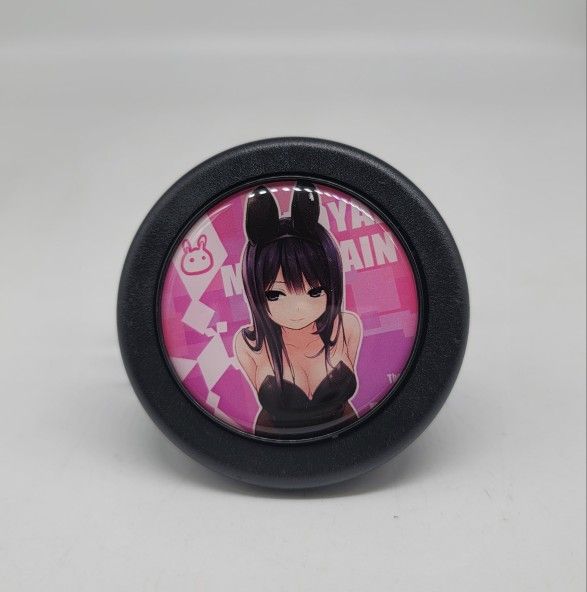 BRAND NEW UNIVERSAL ANIME HENTAI CAR STEERING WHEEL CENTER HORN BUTTON 