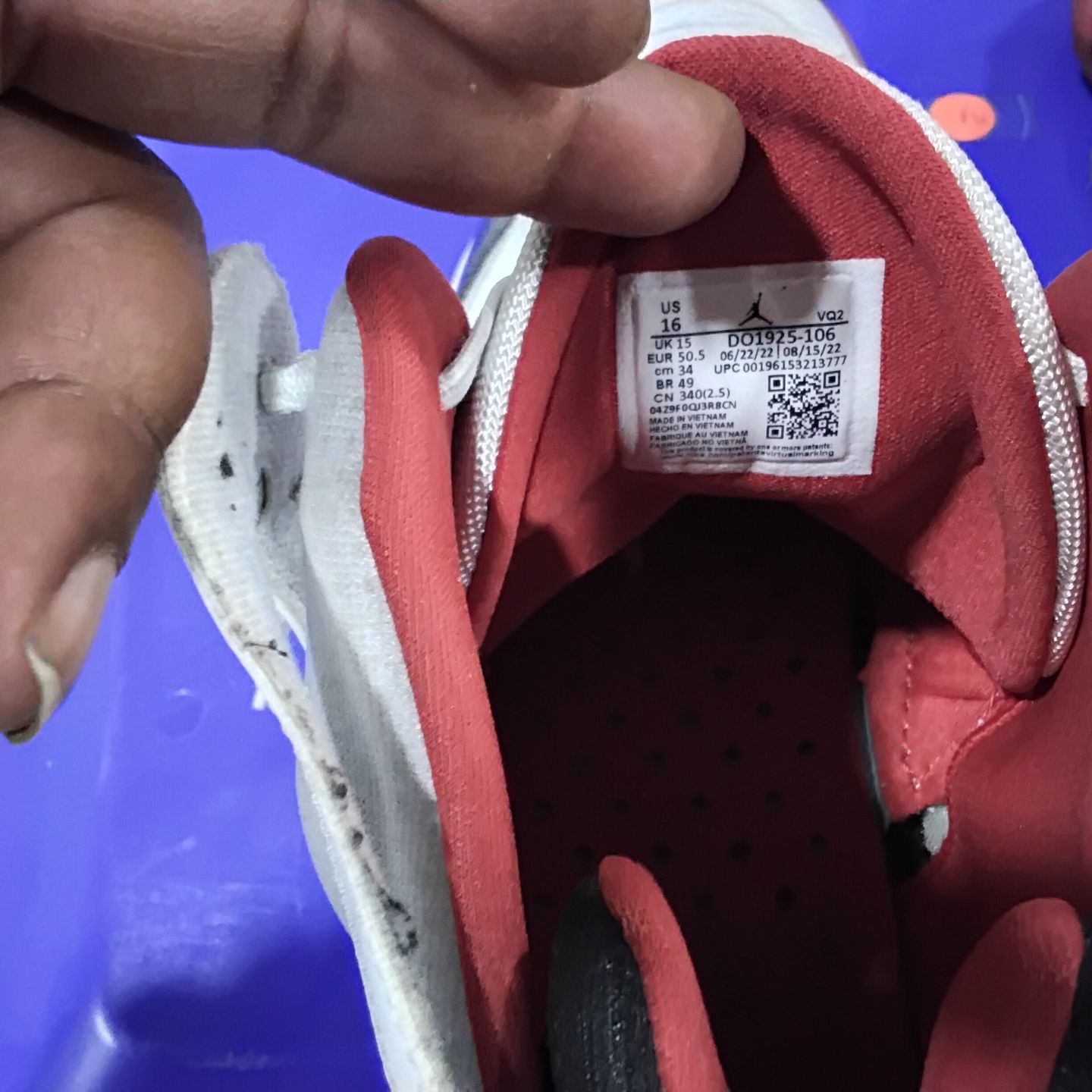 Air Jordan 3 Retro "Fire Red"