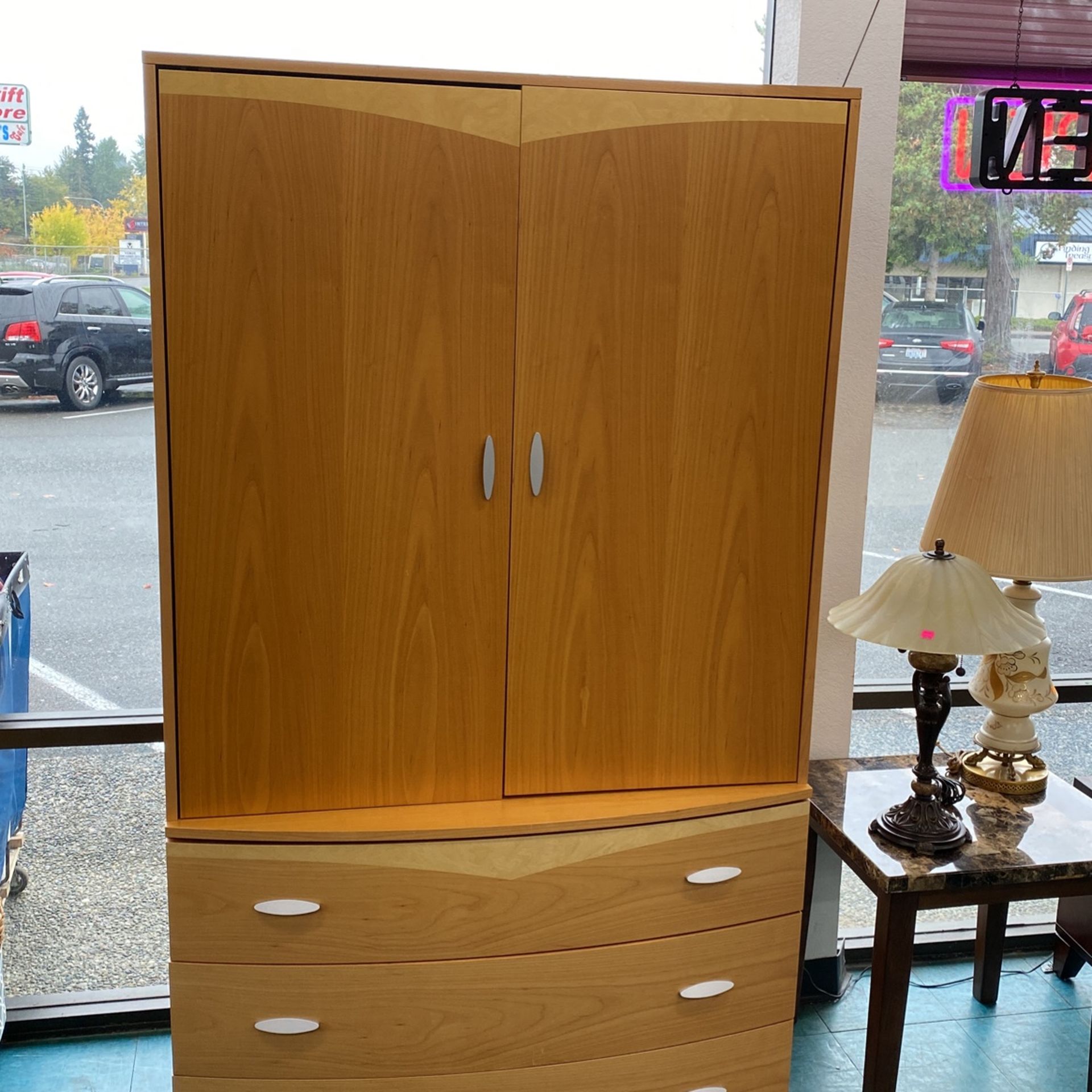 Large Danish Wardrobe / Armoire