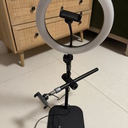 Ring Light With Stand And Phone Holder