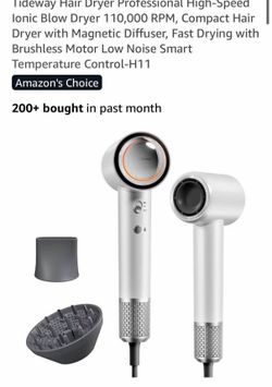 White hair dryer