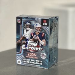 2025 Topps Chrome Football Value Blaster Box