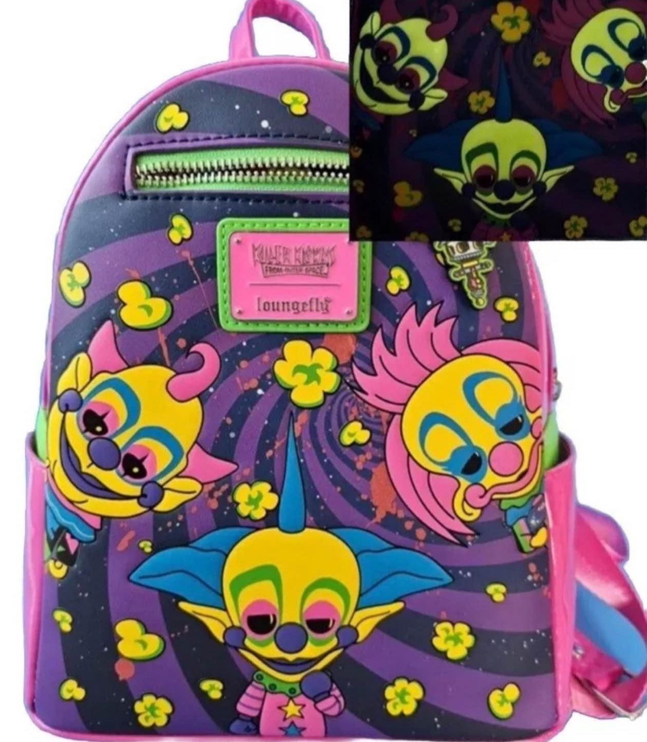 new loungedly Killer Klowns Mini Backpack /purse
