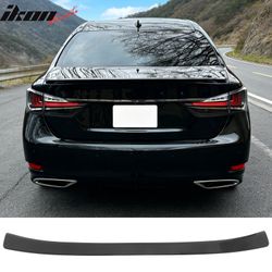 Fits 2013-2020 Lexus GS-Series L10 IKON Style Rear Trunk Spoiler Wing Gloss Black