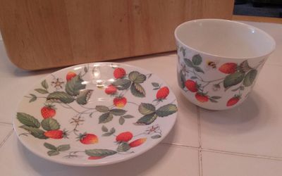 CUP AND SAUCER BONE CHINA ENGLAND