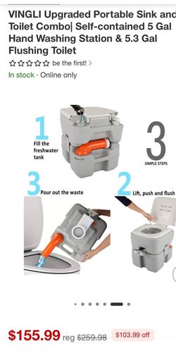 Vingli portable sink/toilet combo