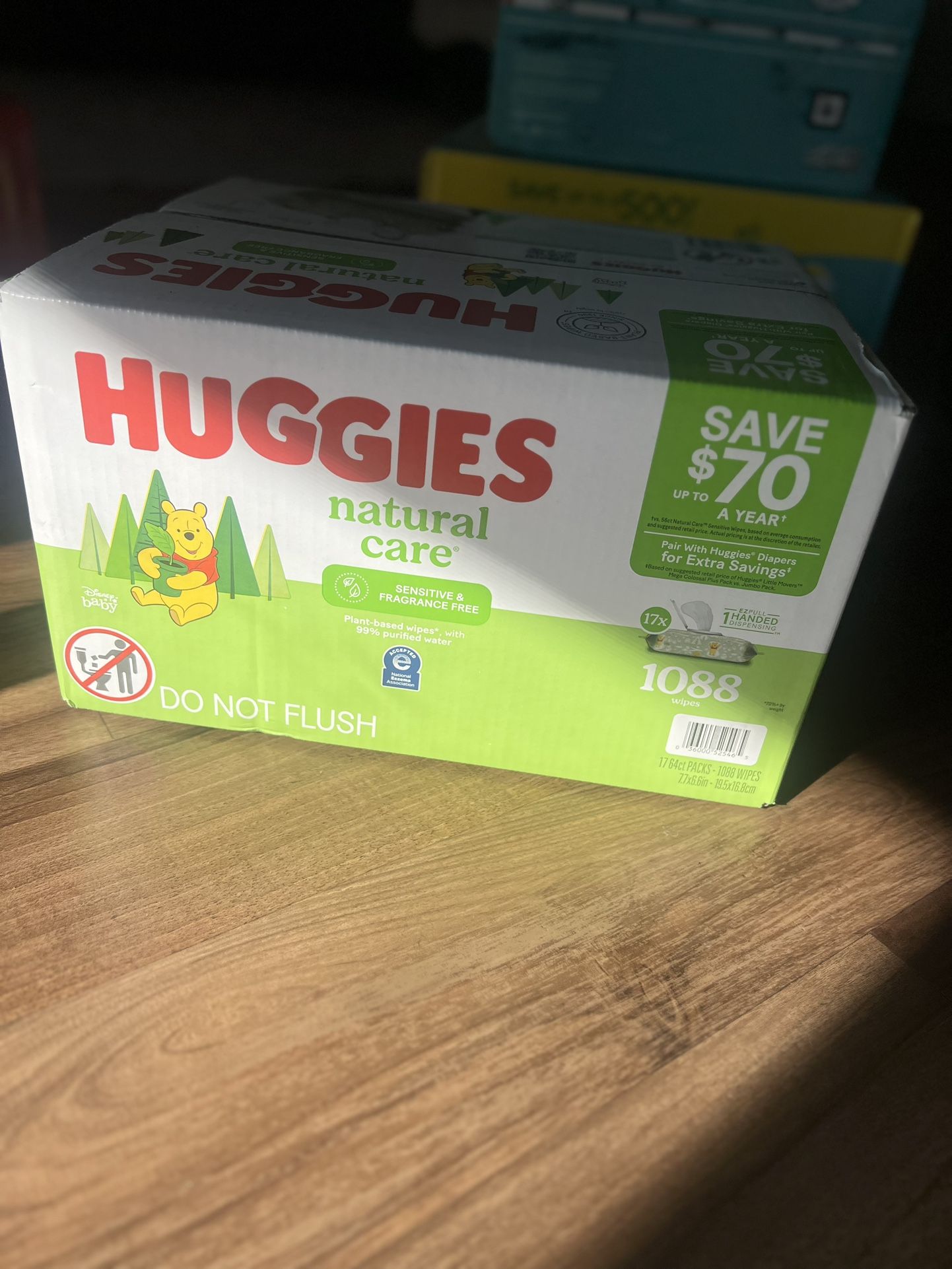 Huggies Natural Care 1,088 Ct Wipes
