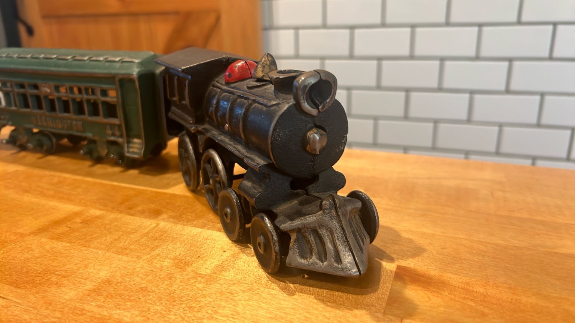 5 Pc Cast Iron Train Set