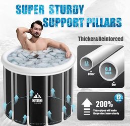 New in box Moyanne Ice Bath Tub 155 Gallons Inflatable Cold Plunge Tub Factory Sealed XP7 $25