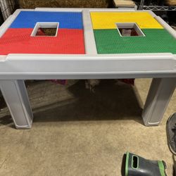Plastic Lego Table 