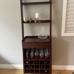 Crate and Barrel Wine Cabinet