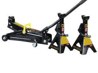 New In Case Floor Jack W/ Jack Stands