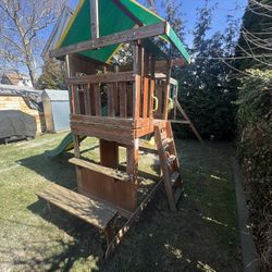 Backyard Discovery Oakmont Cedar Wooden Swing Set - Good Condition - $260