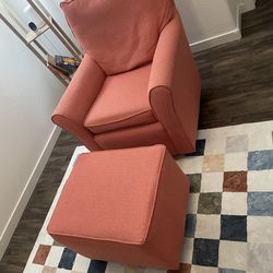 Rocker chair and ottoman