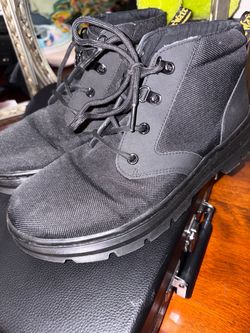 Dr marten black ankle boots women sz 9