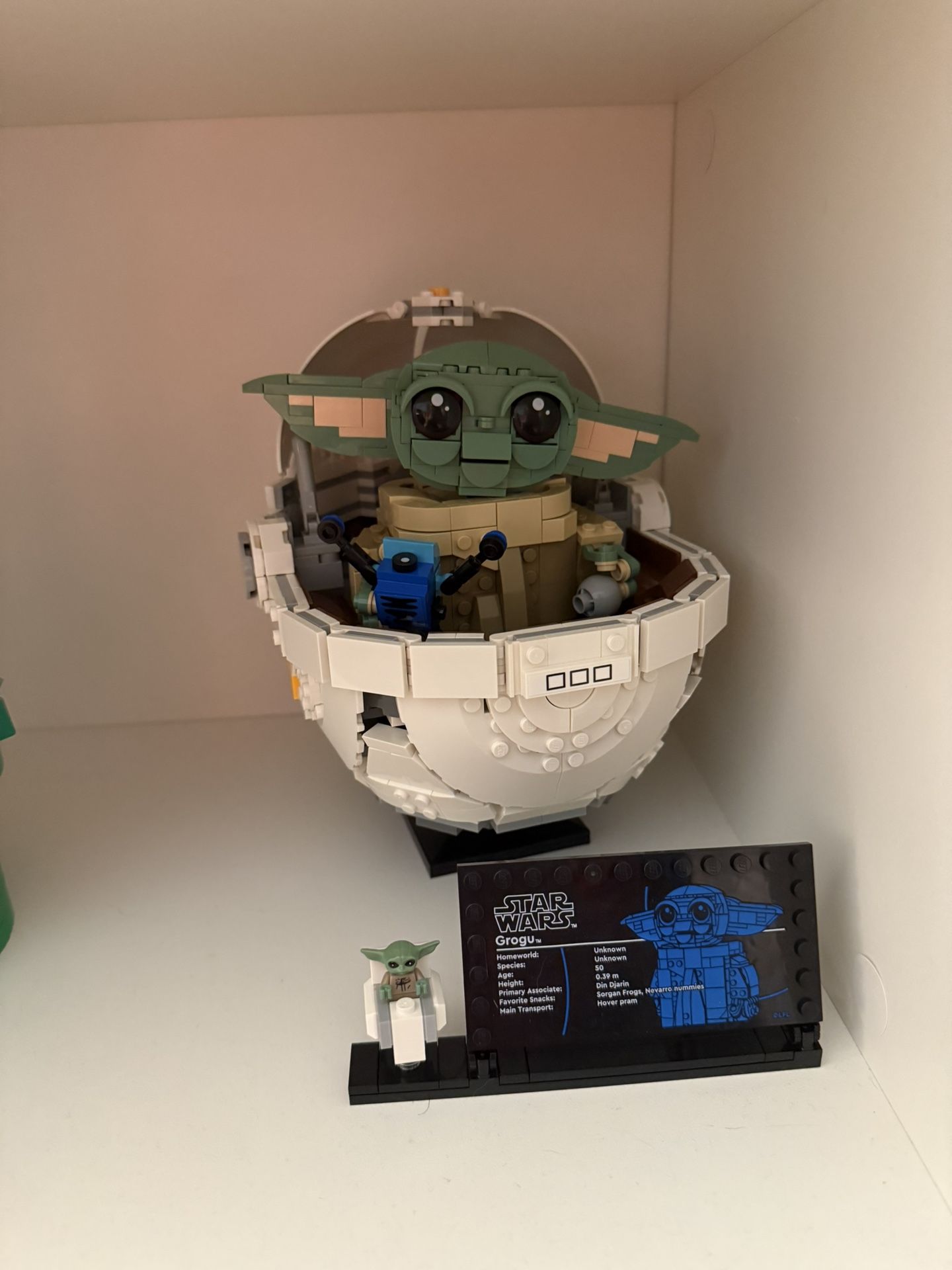 Lego Grogu with Hover Pram