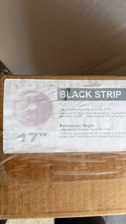 Black strip pads 17”