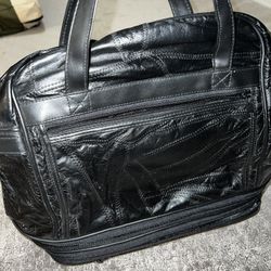 Rolling Leather Bag