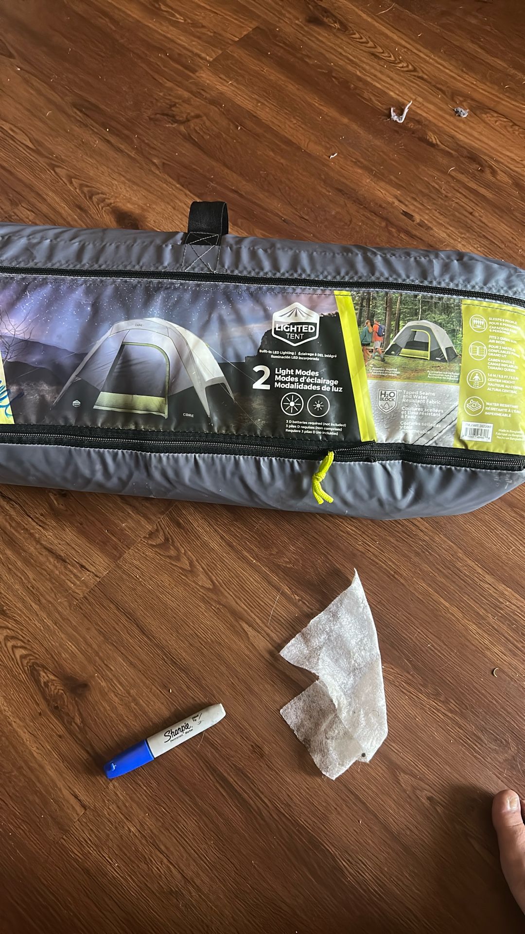 6 Person Lighted Done Tent 