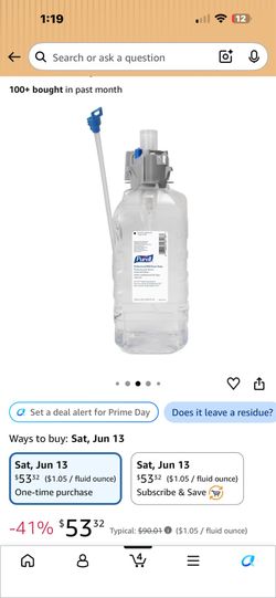 PURELL Professional Mild Foam Soap, Fragrance Free, 1500 mL Foam Hand Soap Refill for PURELL CXM/CXI/CXT Dispensers