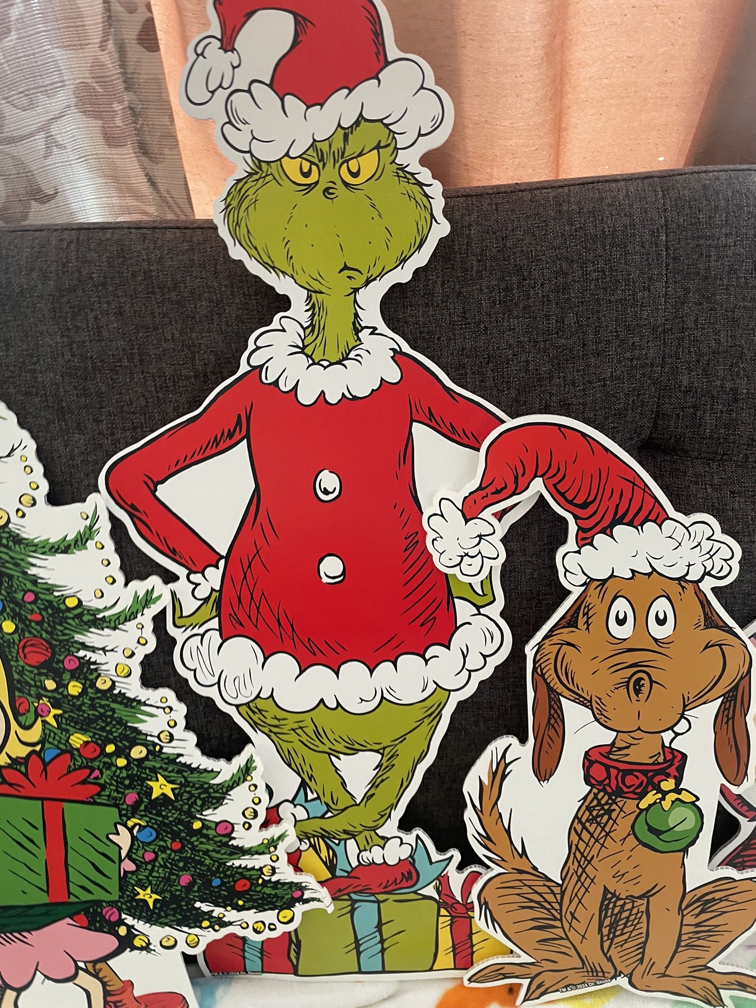 Grinch Christmas Yard Lawn