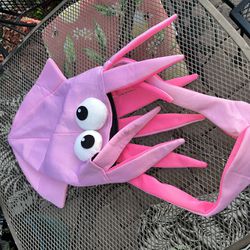 Pink Squid Hat