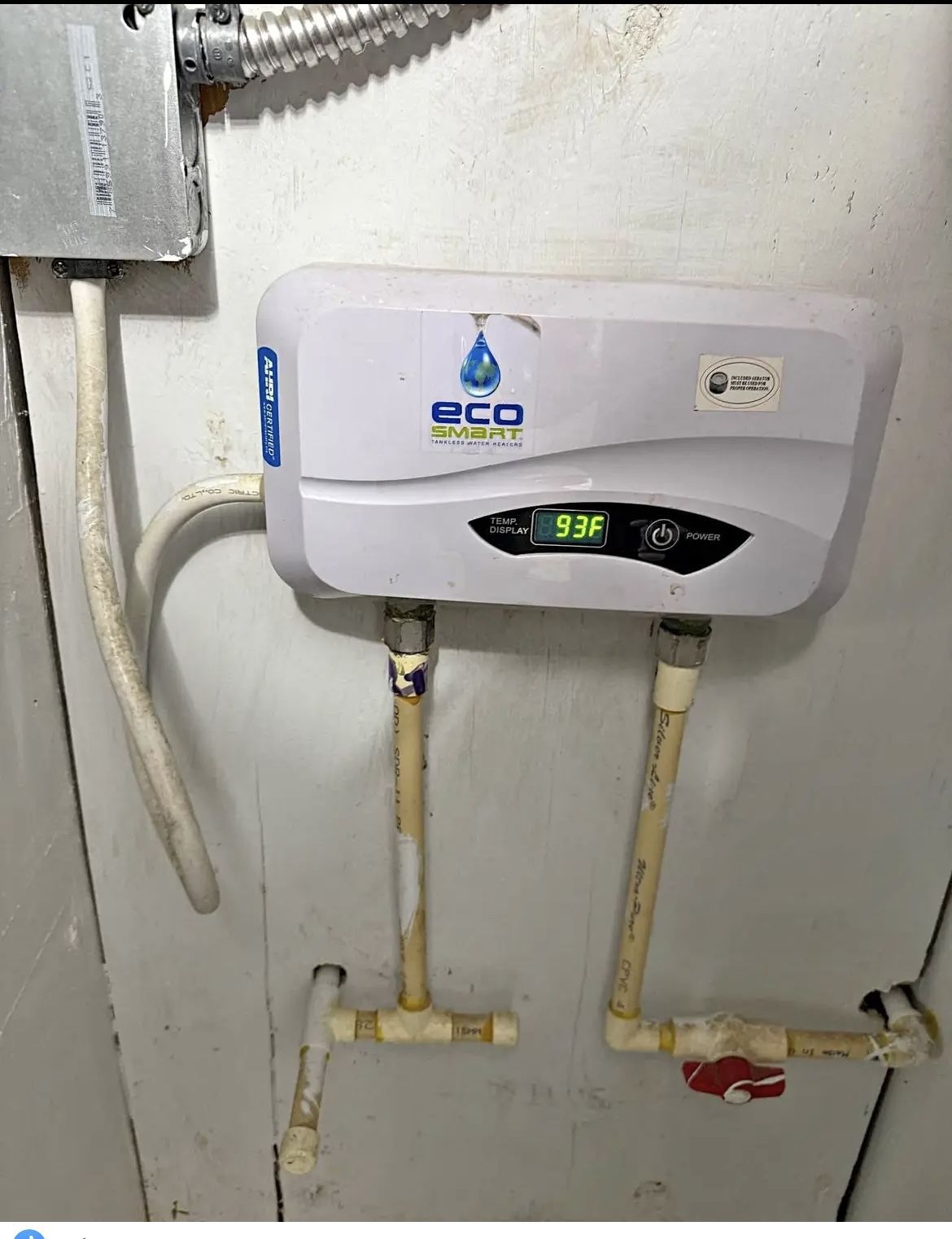 Eco Smart Tankless Water Heater!!! $175