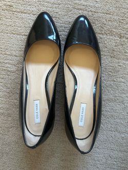 Cole Haan Black Patent Leather Heels – 2” Heel – Classic Dress Shoes - Size 9