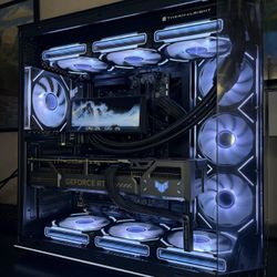 Custom TUF Gaming PC – 7800X3D + RTX 5070 – Infinity Fans + LCD Screen – NEW BUILD
