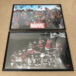 Marvel & Michael Jordan Poster