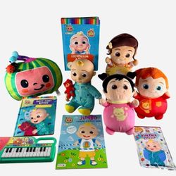 CoComelon Toy Bundle – Plush, Books, and More