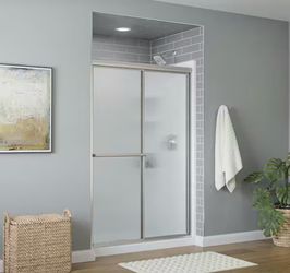 Sterling Deluxe 44-48in x 70in Framed Sliding Shower Door