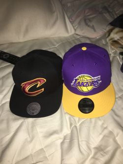 Lakers and Cavaliers Snapbacks