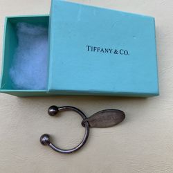 Tiffany &Co Silver Key Ring 