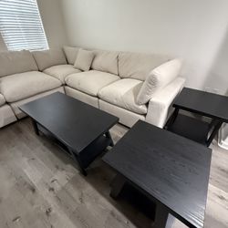 Black Coffee Table Set