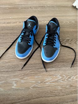 Air Jordan 1s Low University Blue Black