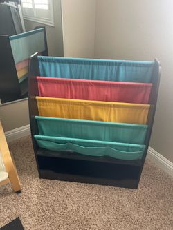Kids Book Storage Rack