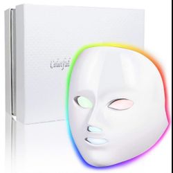 Led Face Mask Light Therapy, 7 Colors LED Facial Mask home therapy NEW