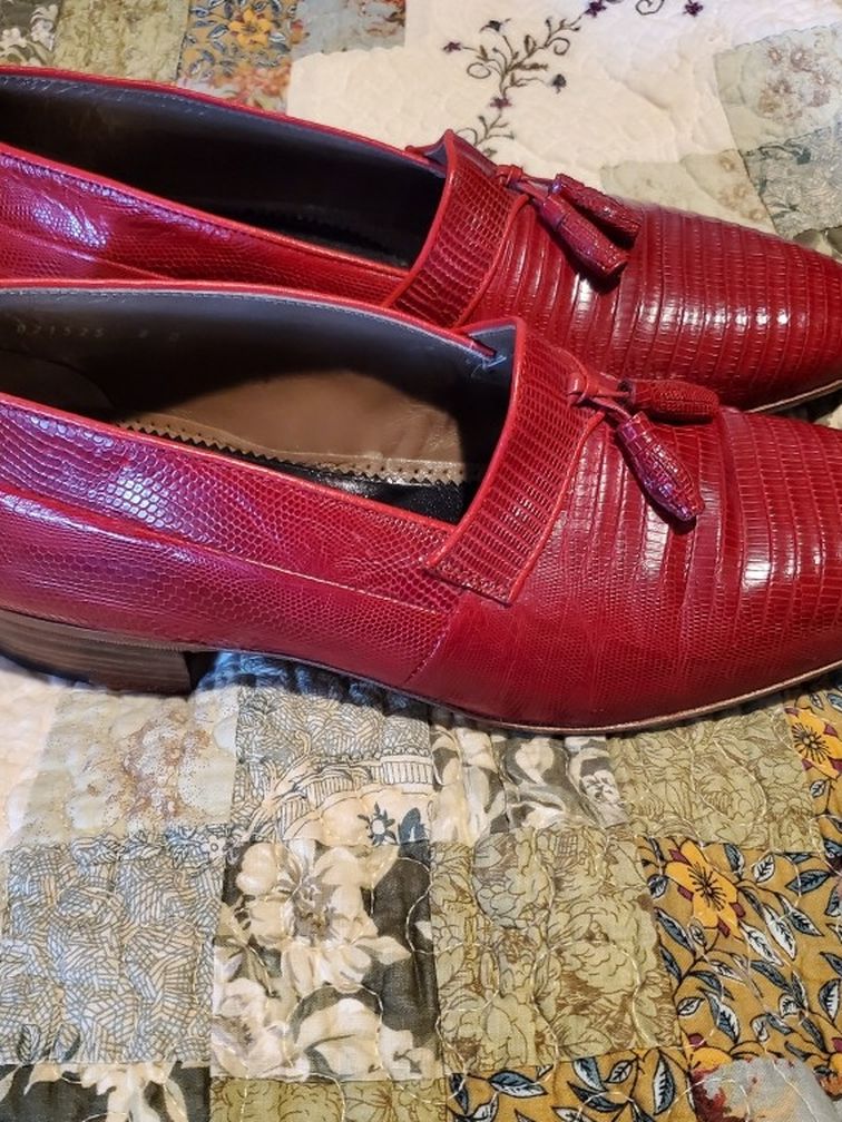 FRANK FOTI GENUINE LIZARD SHOES