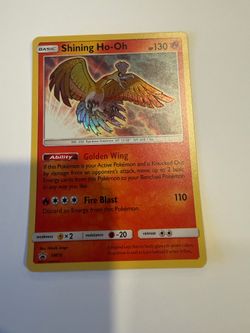 2017 POKEMON SM BLACK STAR PROMO SM70 SHINING HO-OH-HOLO SHINING LEGENDS ELITE TRAINER BOX