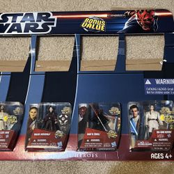 Retired Star Wars Ep I - III MOVIE HEROES Walmart Exclusive 4 Multi Figure Pack 