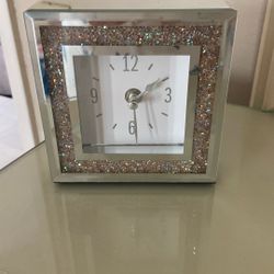 Mirrored clock.