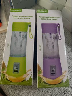 Portable Blender USB Rechargeable With 6 Blades, 380ml Individual Juicer Cup For Shakes, Fruit, And Smoothies, Handheld For Sports, Travel, And Outdoo